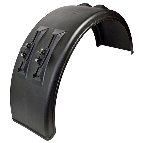 Kotflügel-Kunststoff Halbschale inkl. Halteschiene