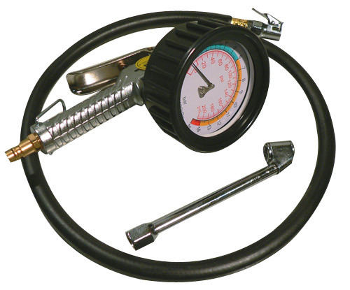 Reifenfüllpistole mit Manometer Ø 100mm