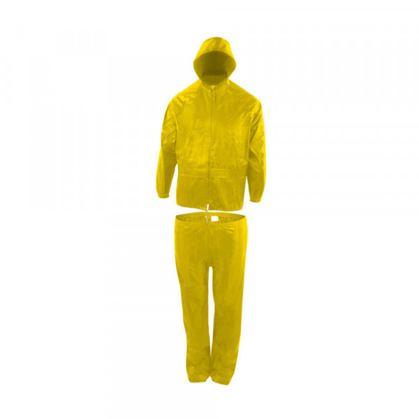 PU-Regenset (Jacke + Bundhose) gelb