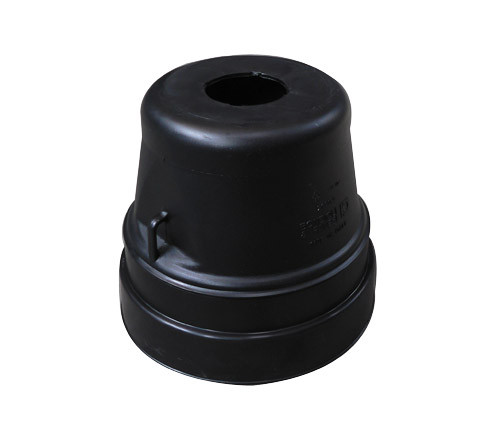 Schutztopf schwarz zum Anschrauben / groß