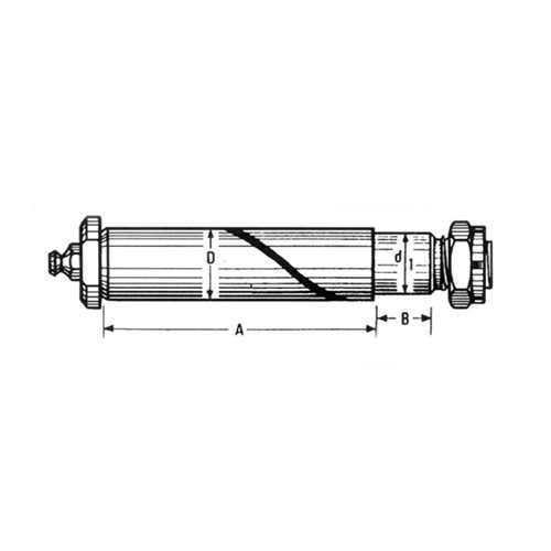 Federbolzen E5-8 kompl.