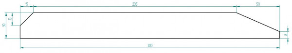 Schürfleiste per Meter