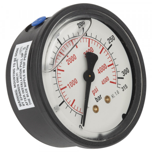 Manometer bruchsicher für Abschiebewagen