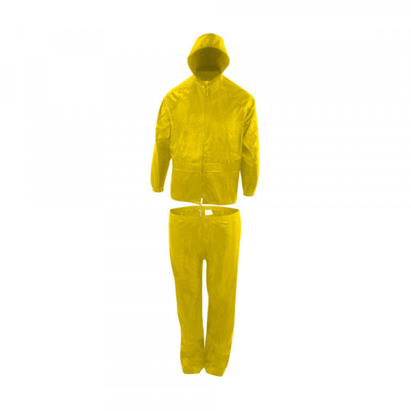 PU-Regenset (Jacke + Bundhose) gelb